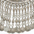 F856 Breast plate Afghan silver and set glass stones. 17 x 21 cms - The Nomads Tent